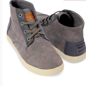 Toms Paseo mid rise suede sneaker with laces